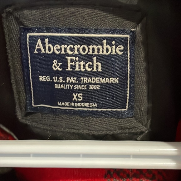Abercrombie Buffalo check Sherpa sweater - Picture 3 of 3
